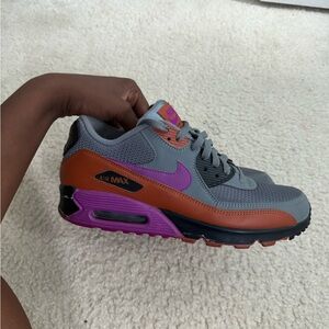 Purple Orange and grey Airmax